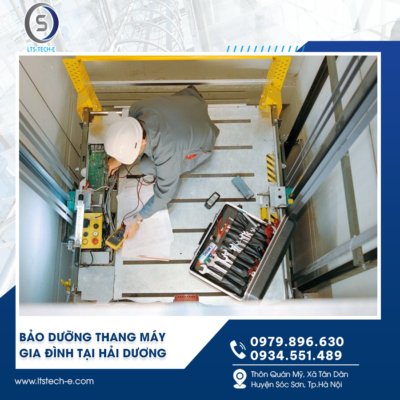 Bảo dưỡng thang máy gia đình tại Hải Dương