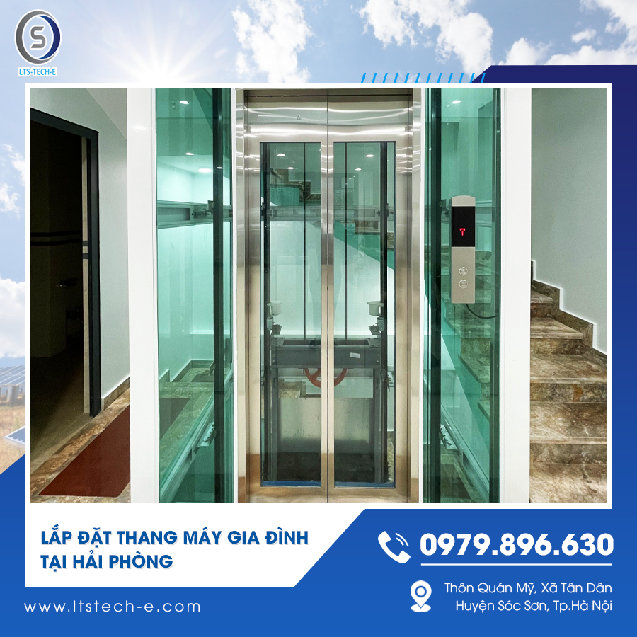Lắp đặt thang máy gia đình tại Hải Phòng