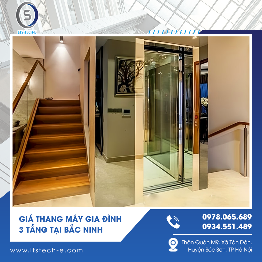 Bảng điều khiển thang máy 3 tầng cảm ứng hiện đại, dễ sử dụng.