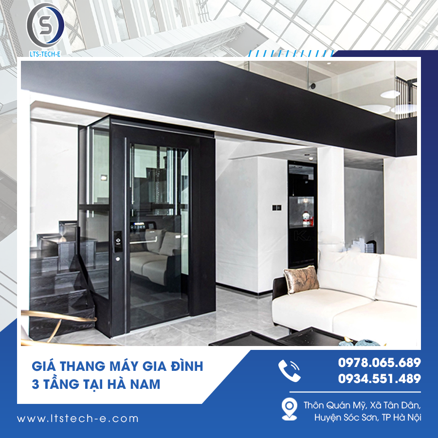 Thang máy 3 tầng vận hành êm ái, không gây tiếng ồn.