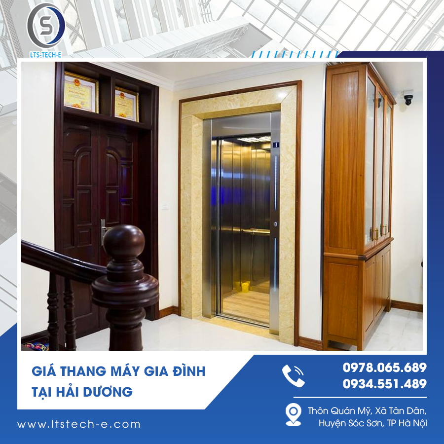 Giá thang máy gia đình tại Hải Dương Giá thang máy gia đình tại Hải Dương