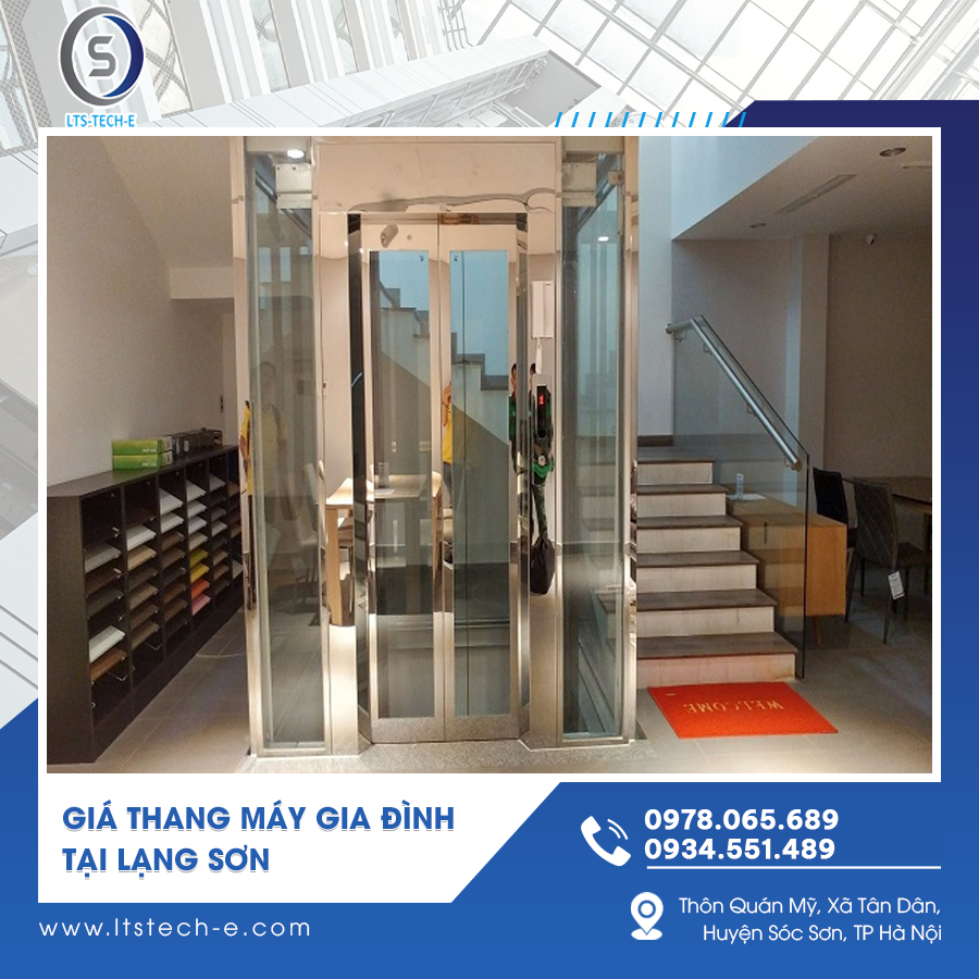 Giá thang máy gia đình tại Lạng Sơn - Thông tin cần thiết cho mọi gia đình