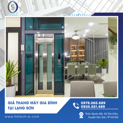Giá thang máy gia đình tại Lạng Sơn - Thông tin cần thiết cho mọi gia đình