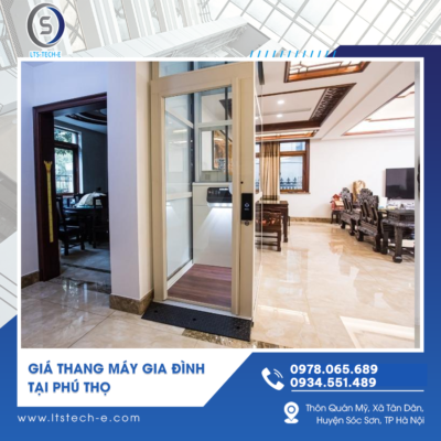 Thang máy mini nhỏ gọn phù hợp với nhà phố