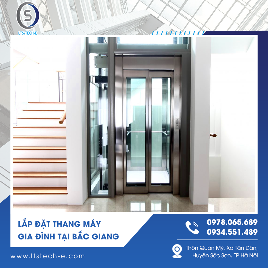 Lắp đặt thang máy gia đình tại Bắc Giang Lắp đặt thang máy gia đình tại Bắc Giang