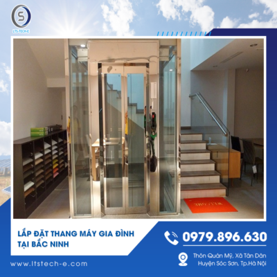 Lắp đặt thang máy gia đình tại Bắc Ninh