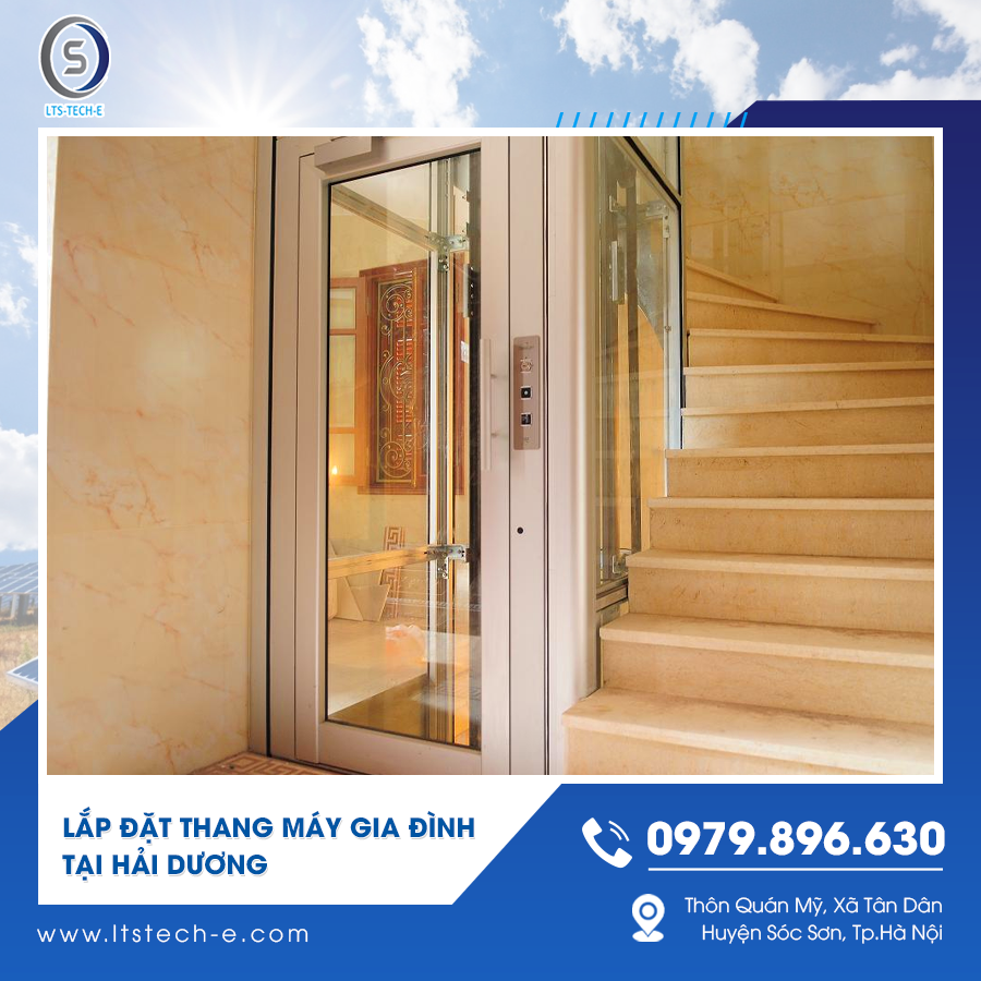 Lắp đặt thang máy gia đình tại Hải Dương