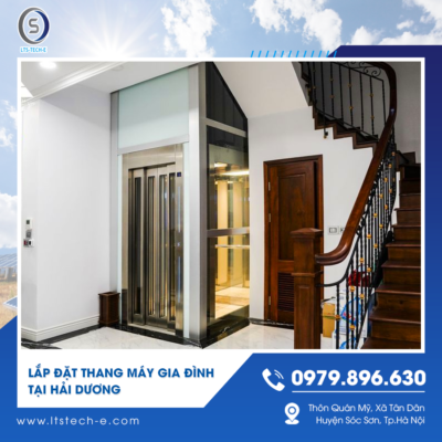 Lắp đặt thang máy gia đình tại Hải Dương