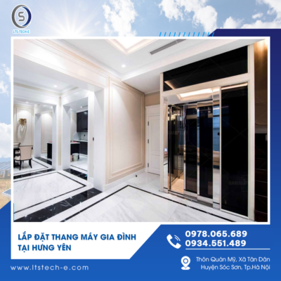 Lắp đặt thang máy gia đình tại Hưng Yên