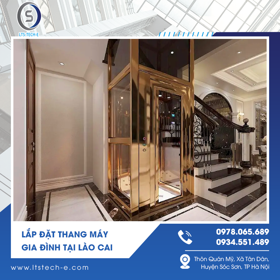 Lắp đặt thang máy gia đình tại Lào Cai Lắp đặt thang máy gia đình tại Lào Cai