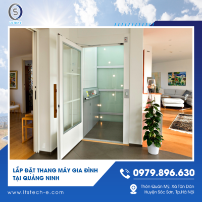 Lắp đặt thang máy gia đình tại Quảng Ninh