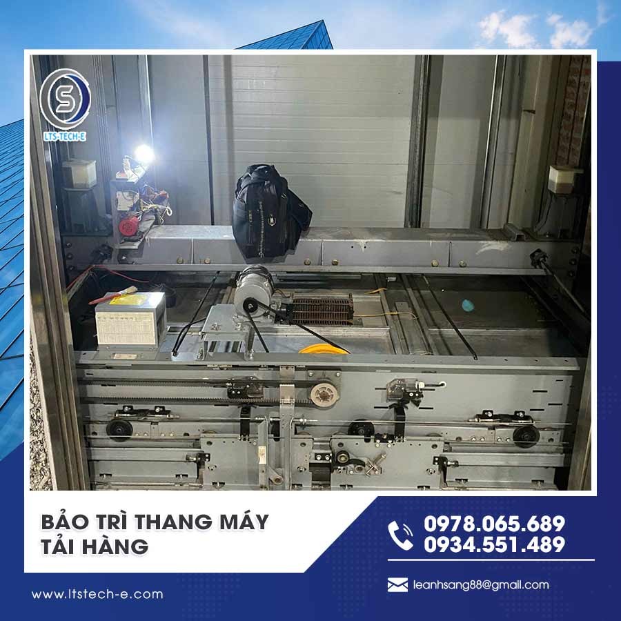 Bảo trì thang máy tải hàng