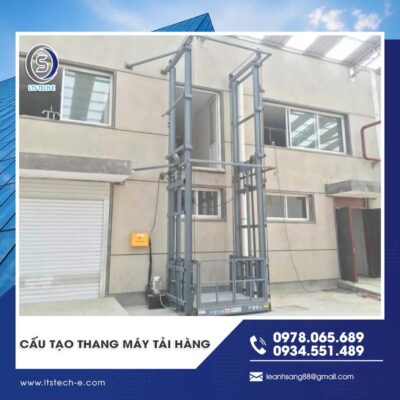 Cấu tạo thang máy tải hàng