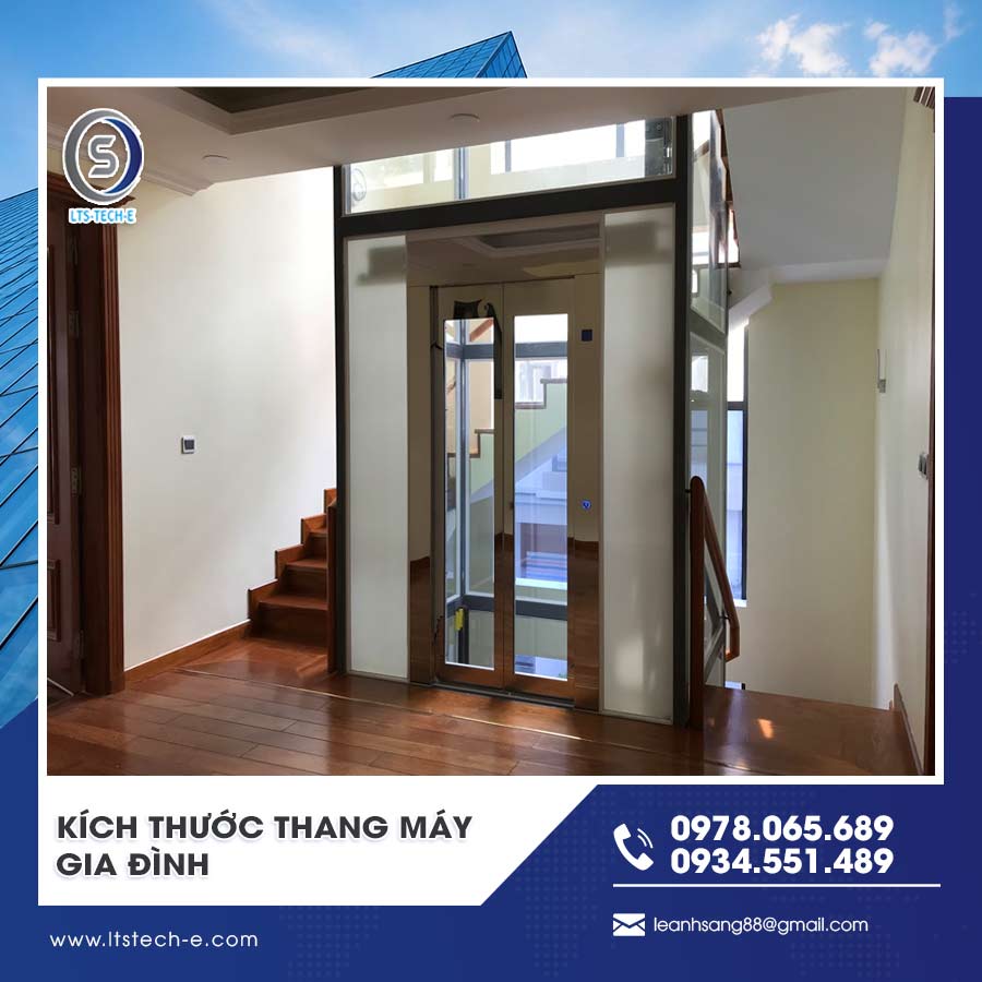 Kích thước thang máy gia đình