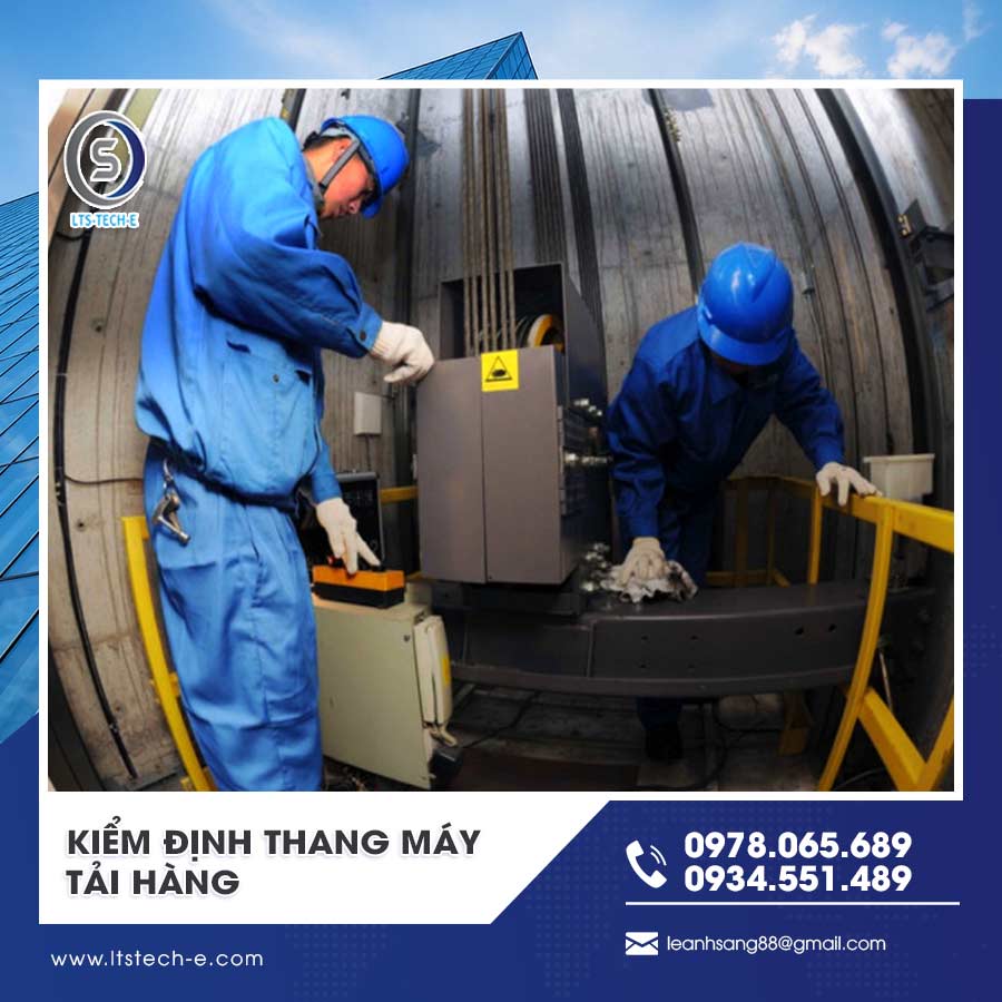 kiểm định thang máy tải hàng