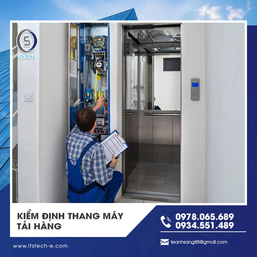kiểm định thang máy tải hàng